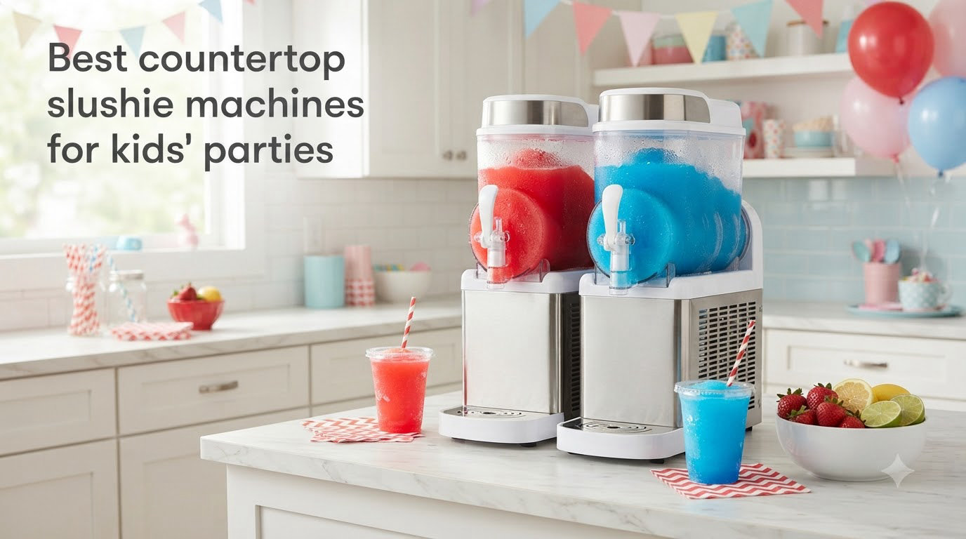 Best countertop slushie machines for kids' parties