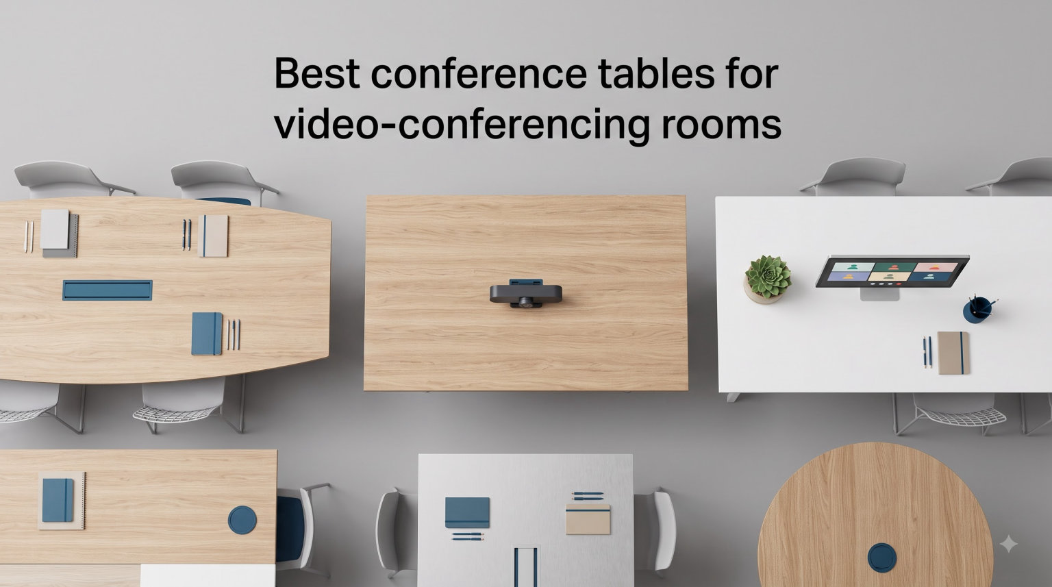 Best conference tables for video-conferencing rooms