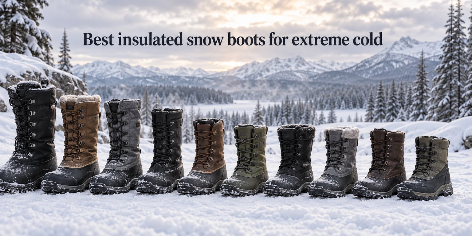 Best insulated snow boots for extreme cold