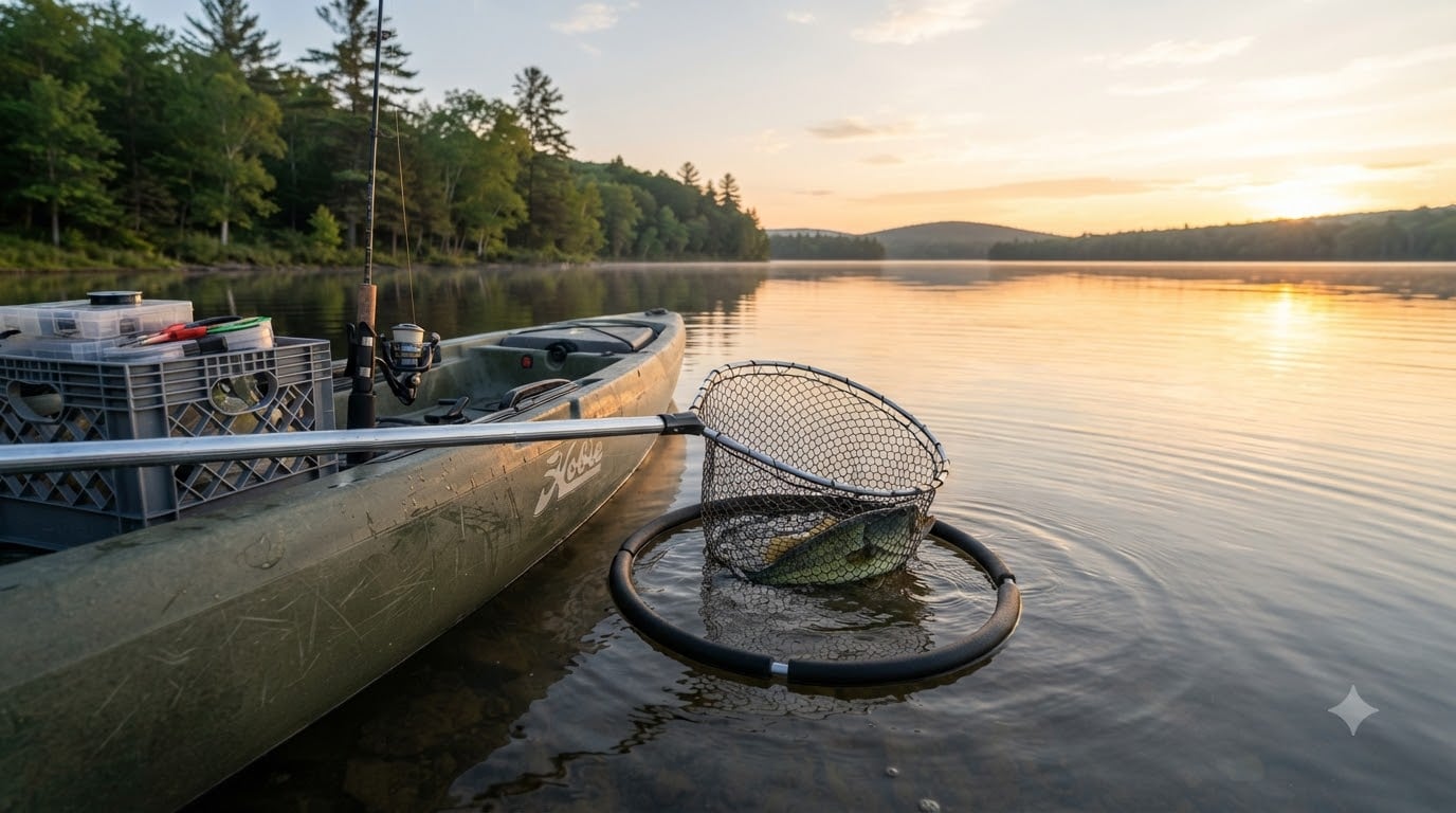 Best telescoping landing nets for kayak anglers