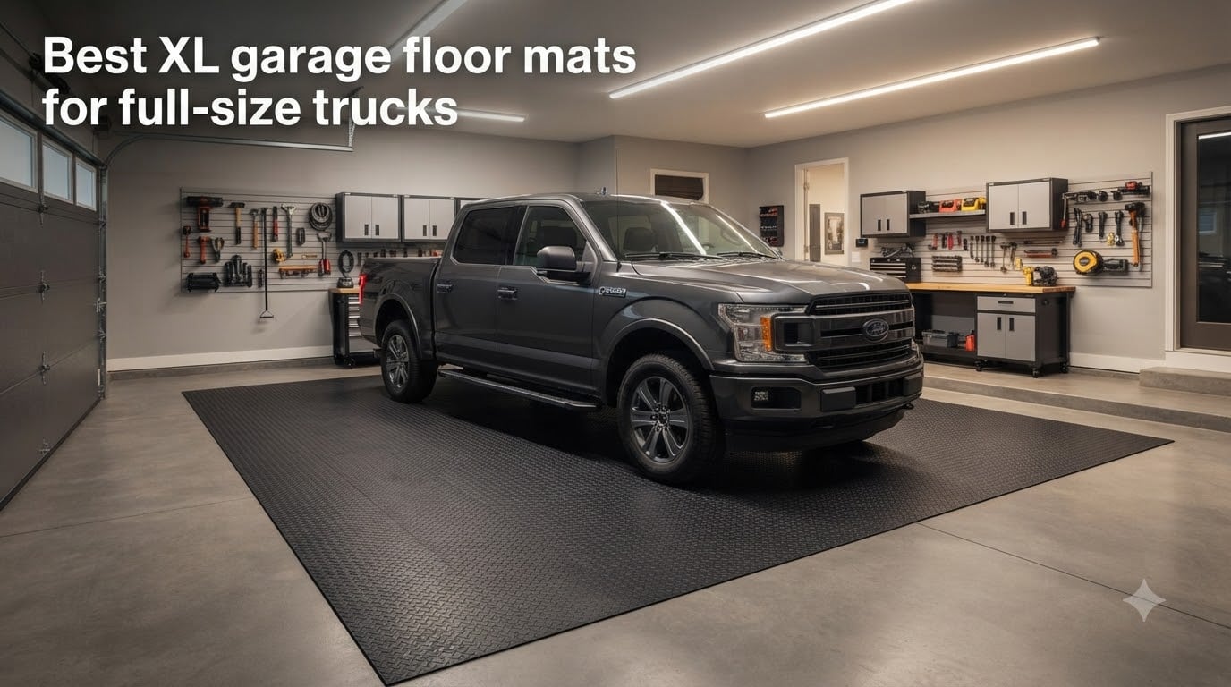 Best XL garage floor mats for full-size trucks