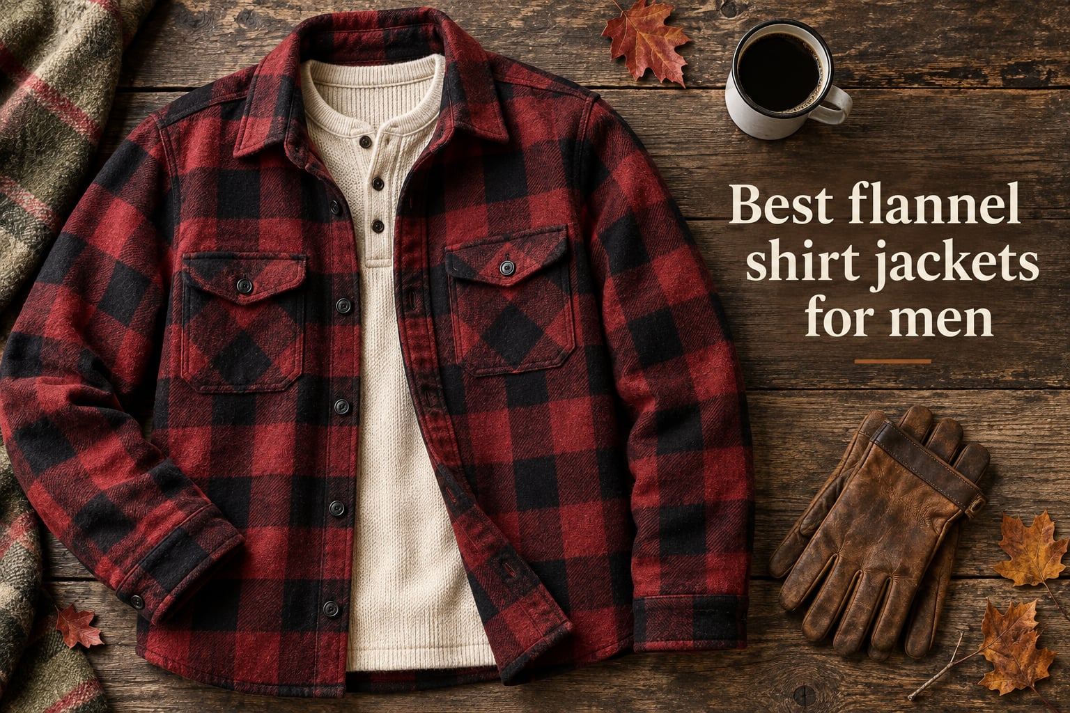 Best flannel shirt jackets for men