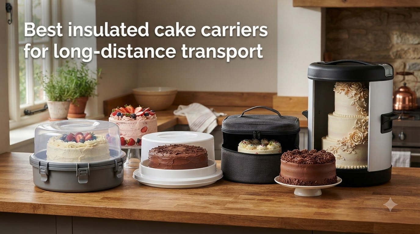 Best insulated cake carriers for long-distance transport