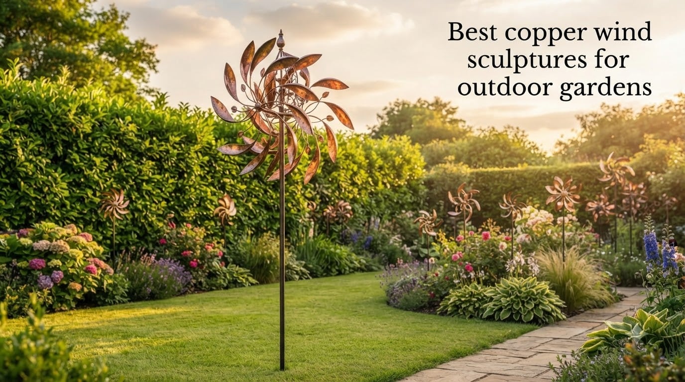 Best copper wind sculptures for outdoor gardens