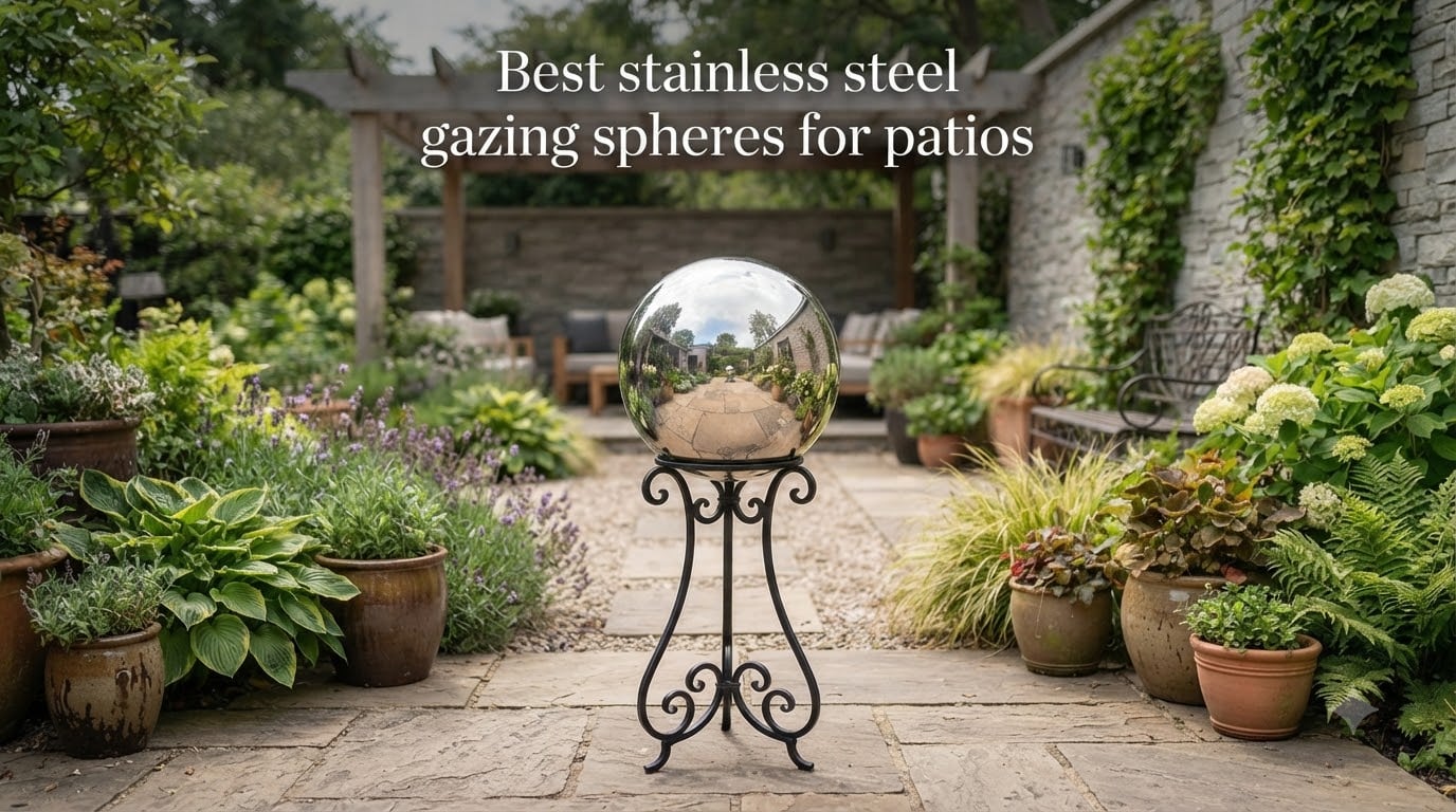Best stainless steel gazing spheres for patios