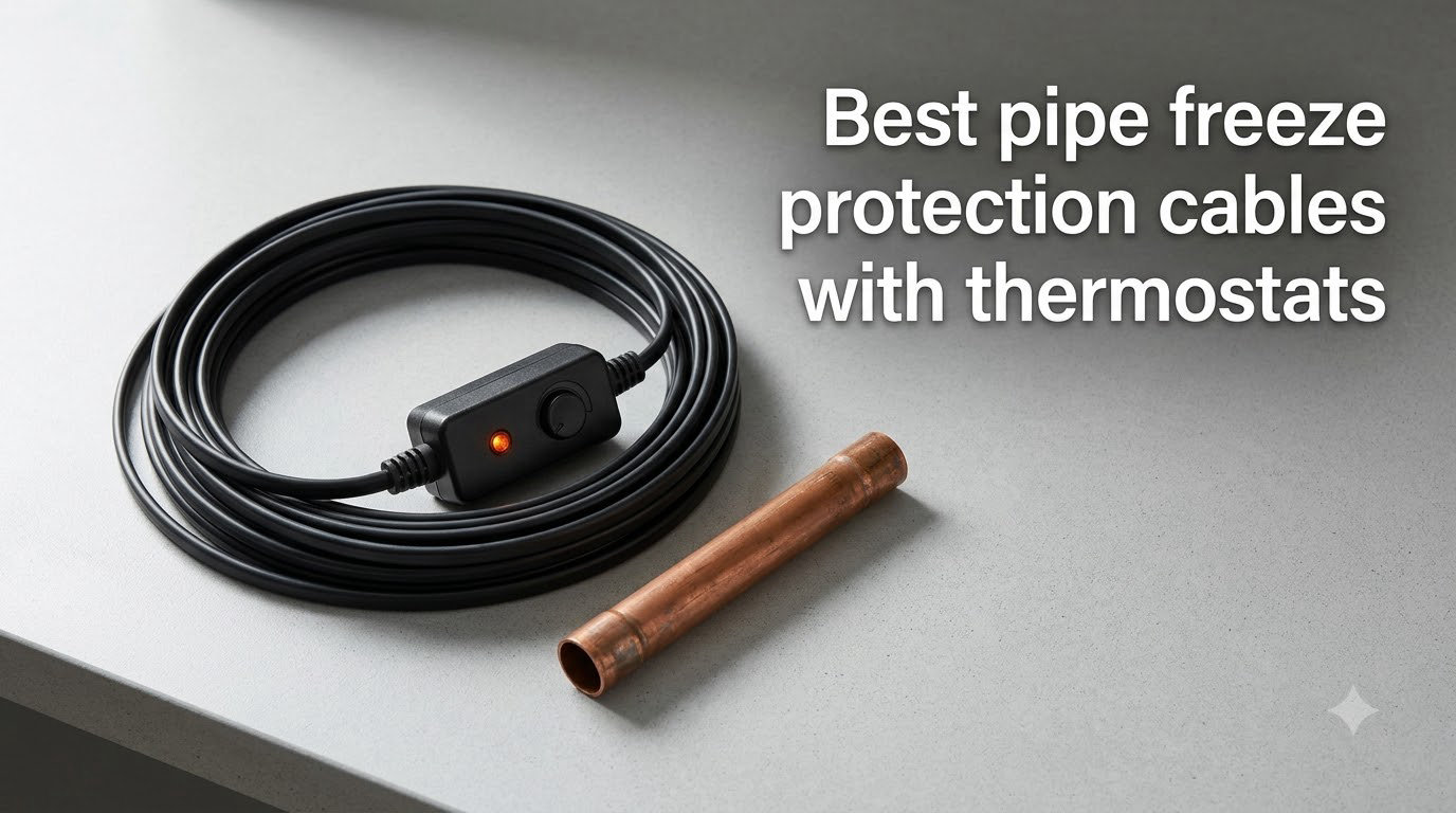 Best pipe freeze protection cables with thermostats