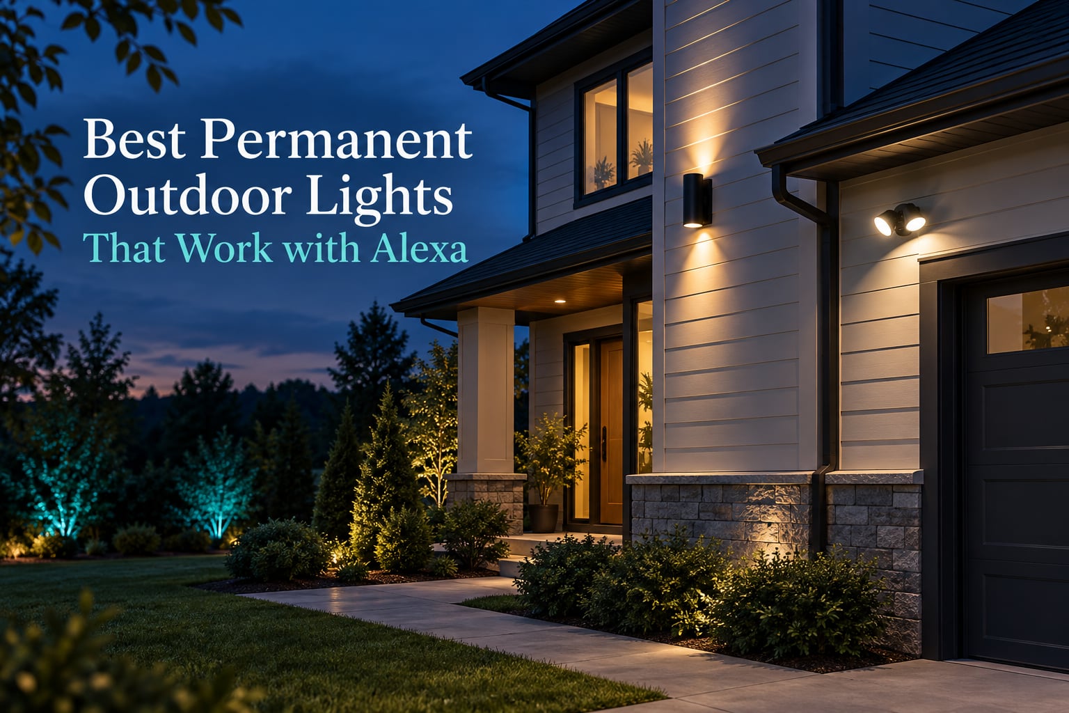 Best Permanent Outdoor Lights That Work with Alexa