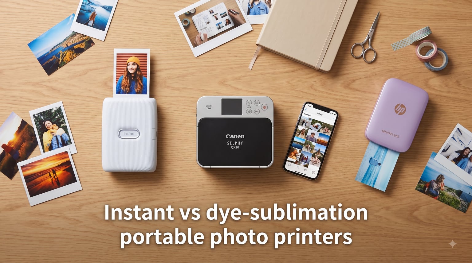 Instant vs dye-sublimation portable photo printers