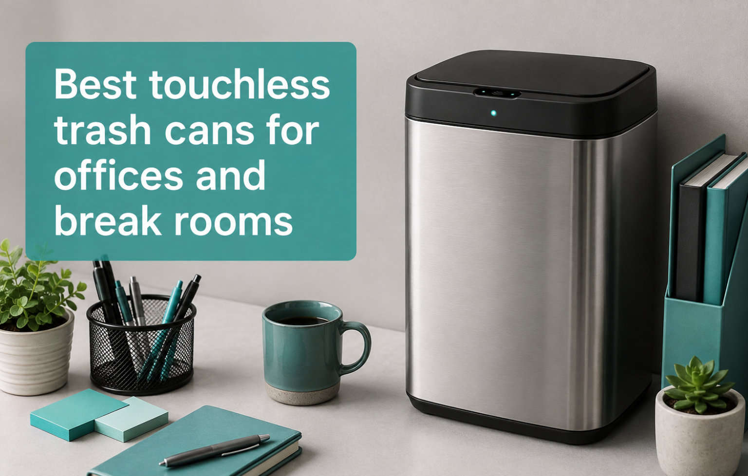 Best touchless trash cans for offices and break rooms