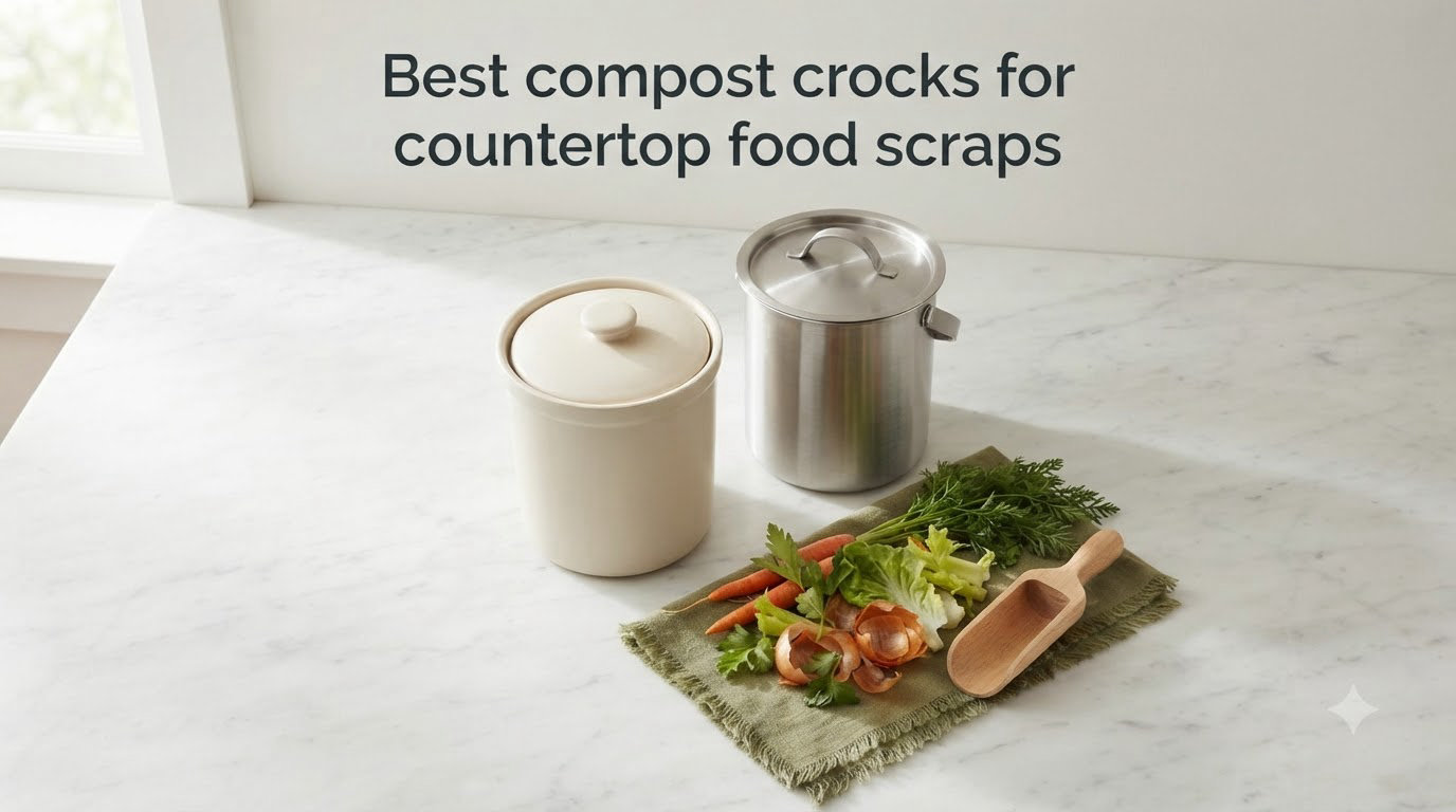 Best compost crocks for countertop food scraps