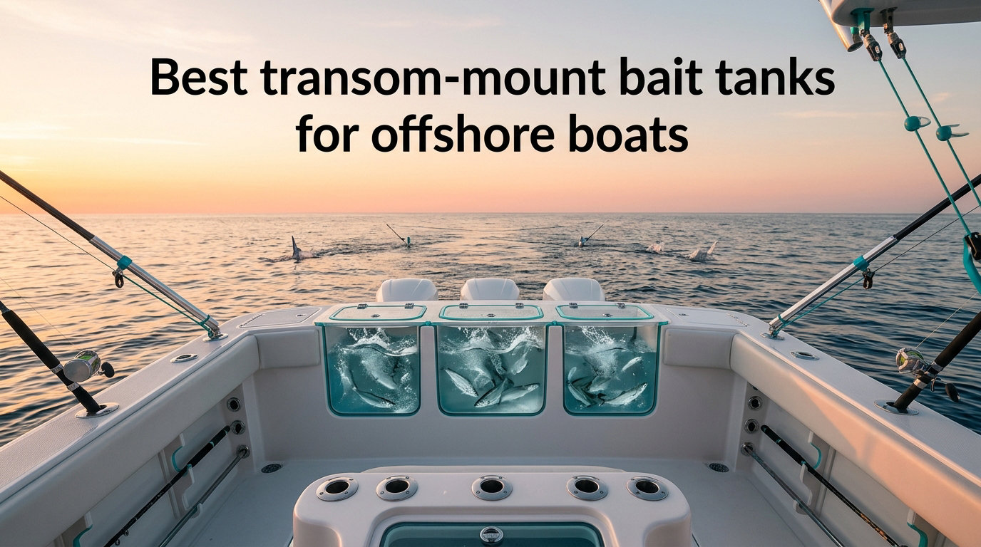 Best transom-mount bait tanks for offshore boats