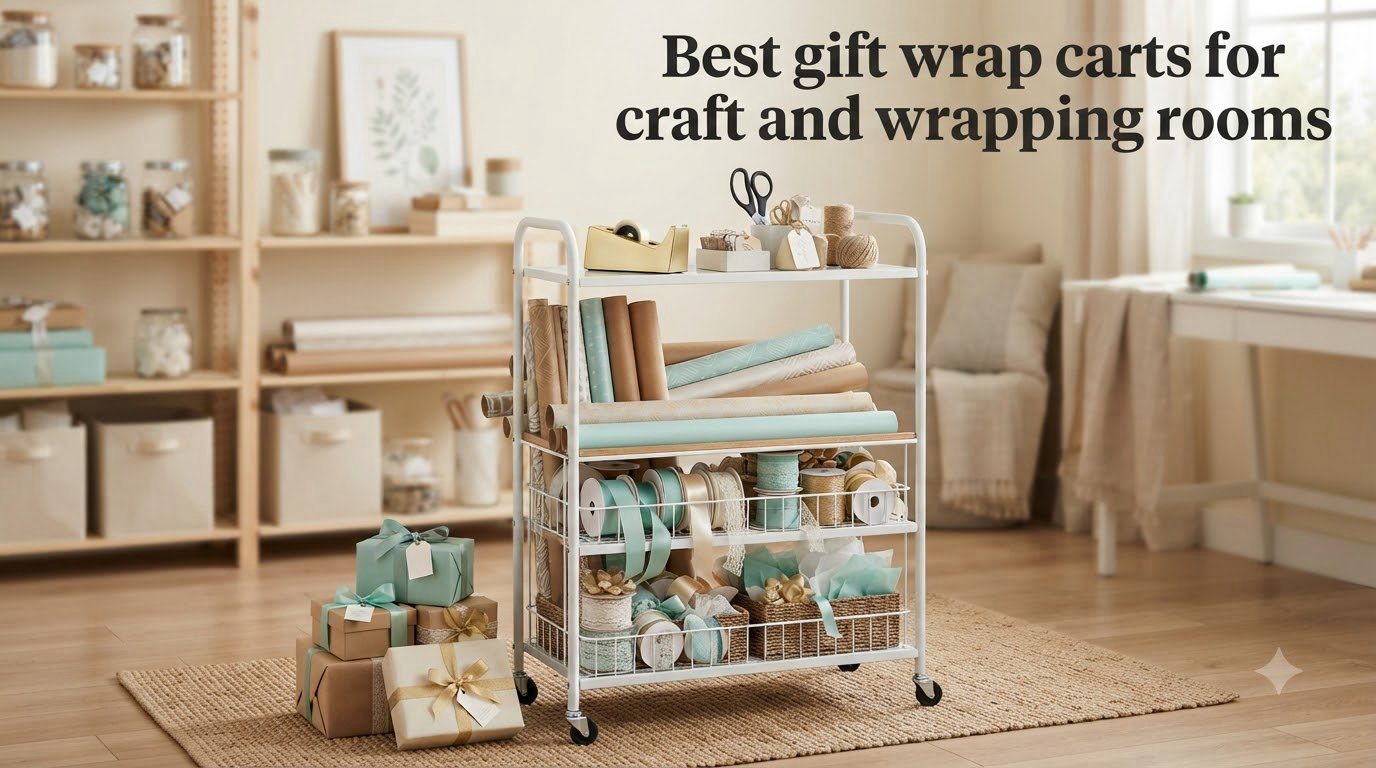 Best gift wrap carts for craft and wrapping rooms