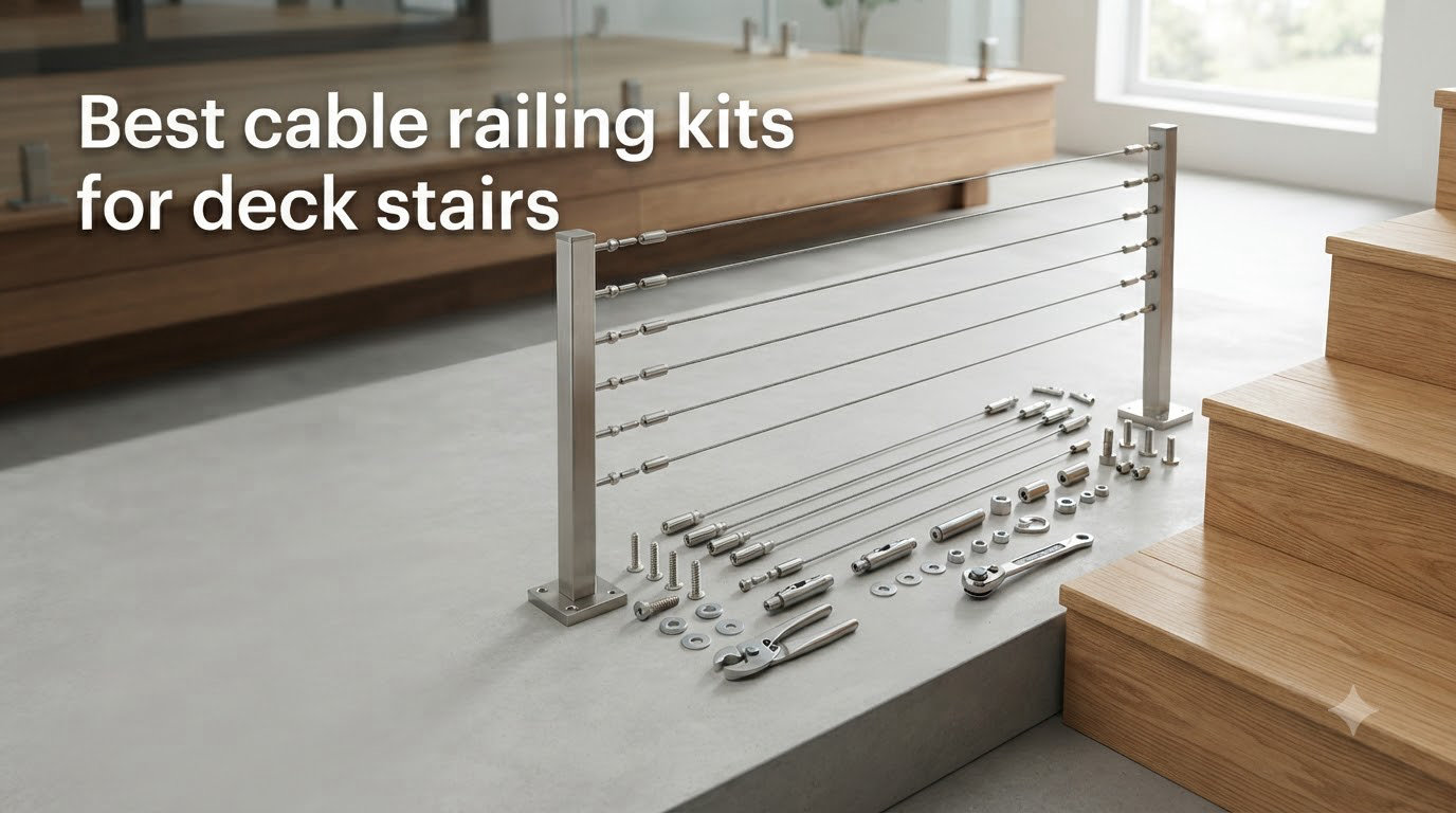 Best cable railing kits for deck stairs