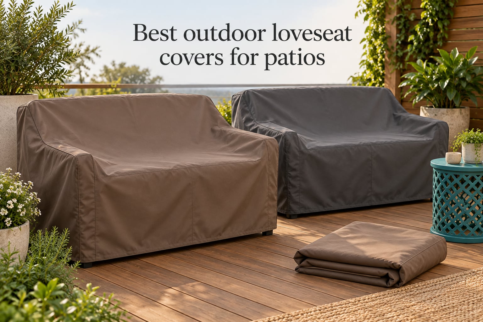 Best outdoor loveseat covers for patios