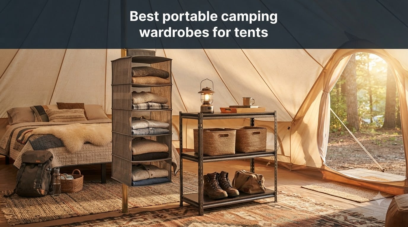 Best portable camping wardrobes for tents