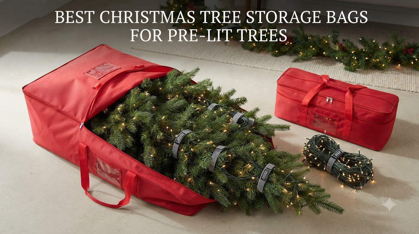 Best Christmas tree storage bags for pre-lit trees