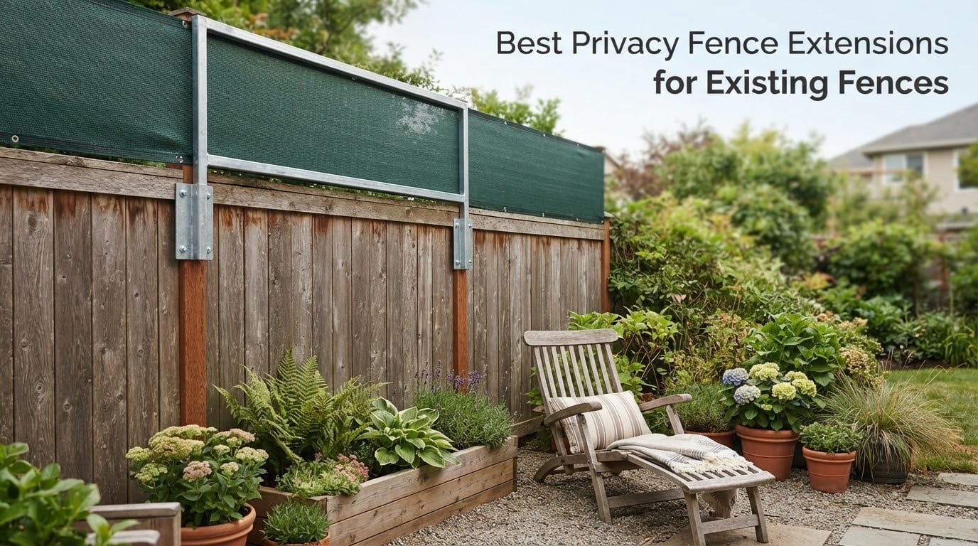 Best Privacy Fence Extensions for Existing Fences