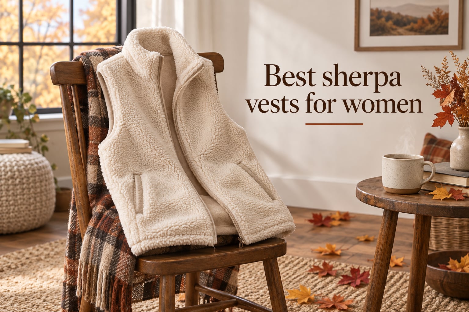 Best sherpa vests for women