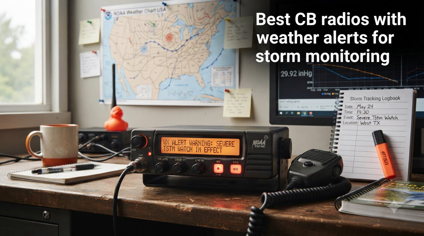 Best CB radios with weather alerts for storm monitoring
