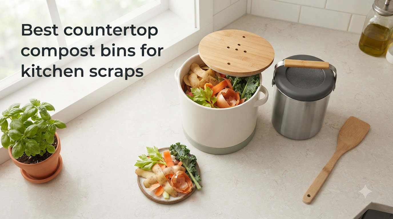 Best countertop compost bins for kitchen scraps