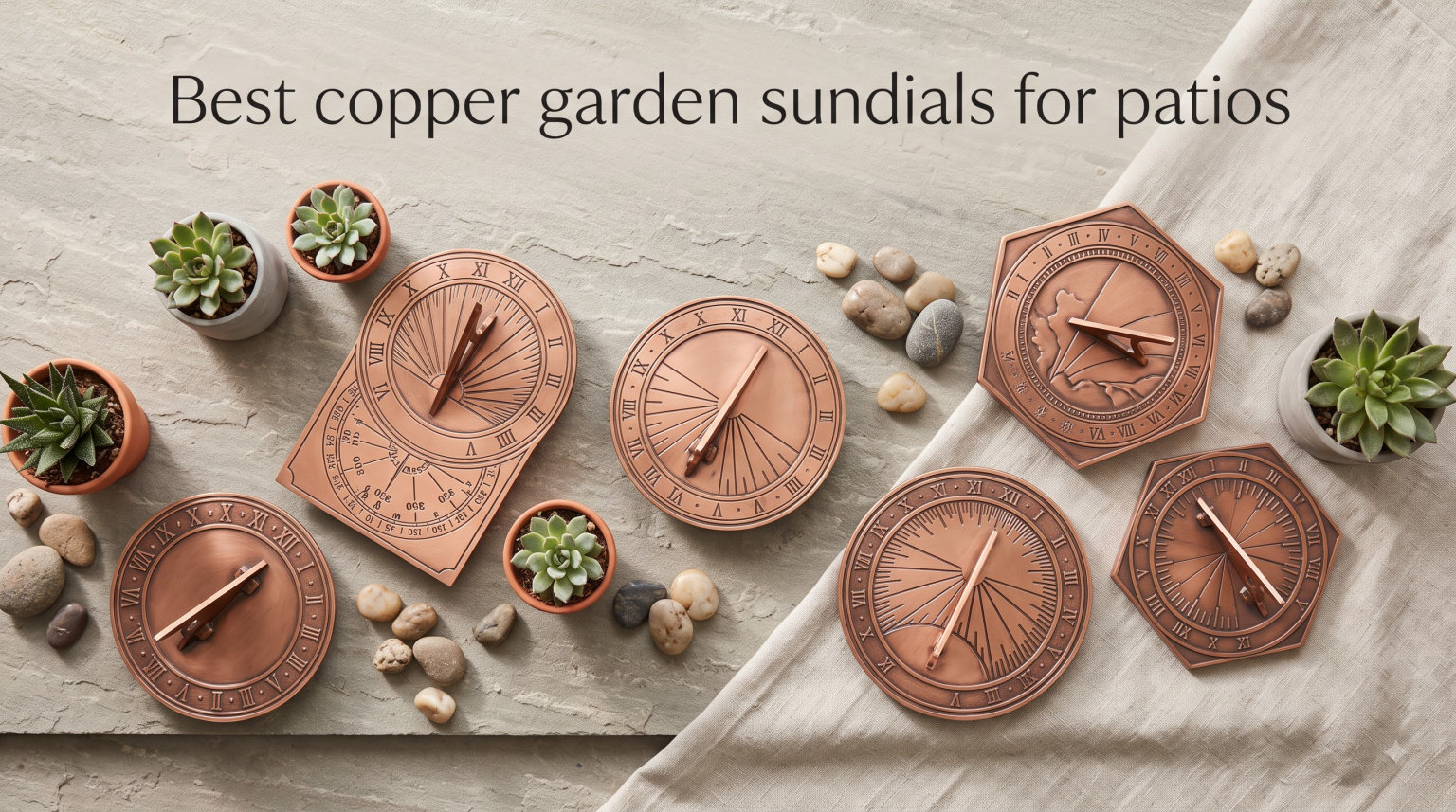 Best copper garden sundials for patios