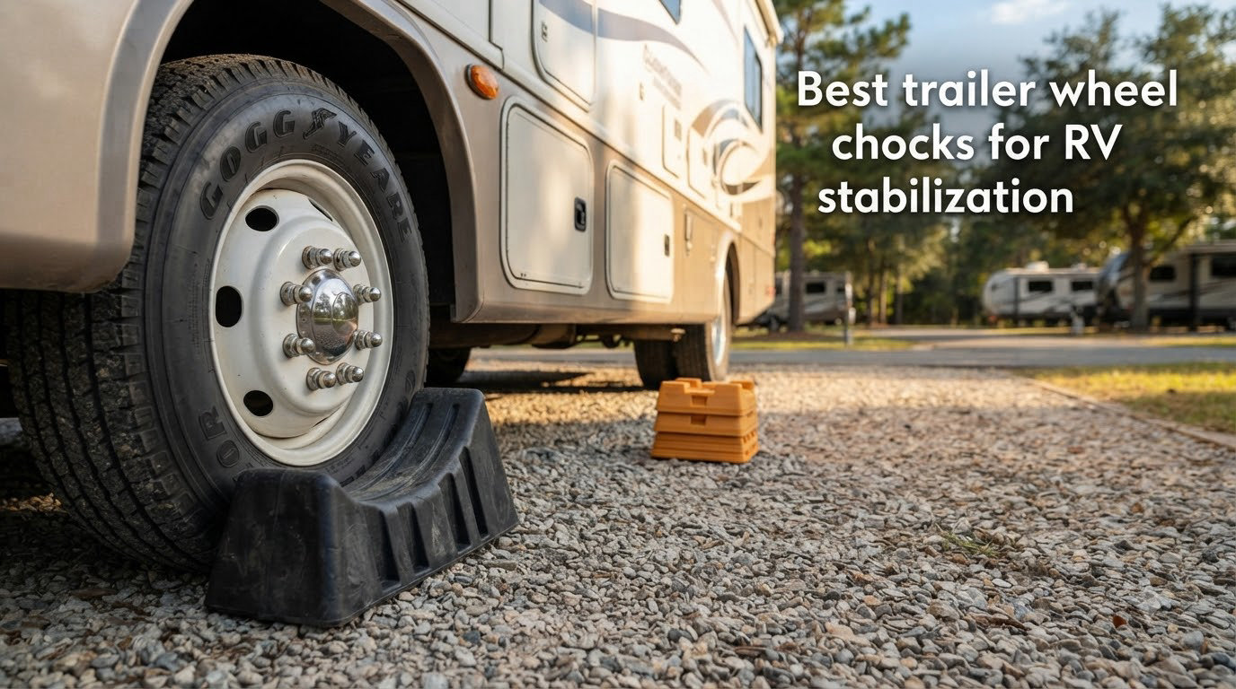 Best trailer wheel chocks for RV stabilization