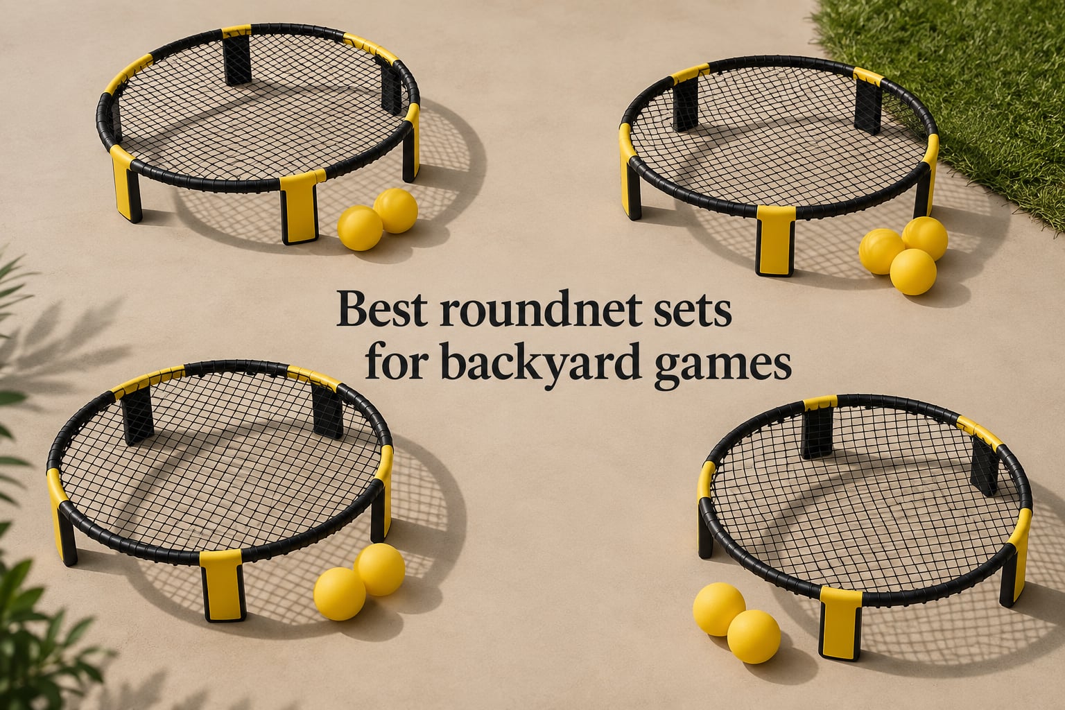 Best roundnet sets for backyard games
