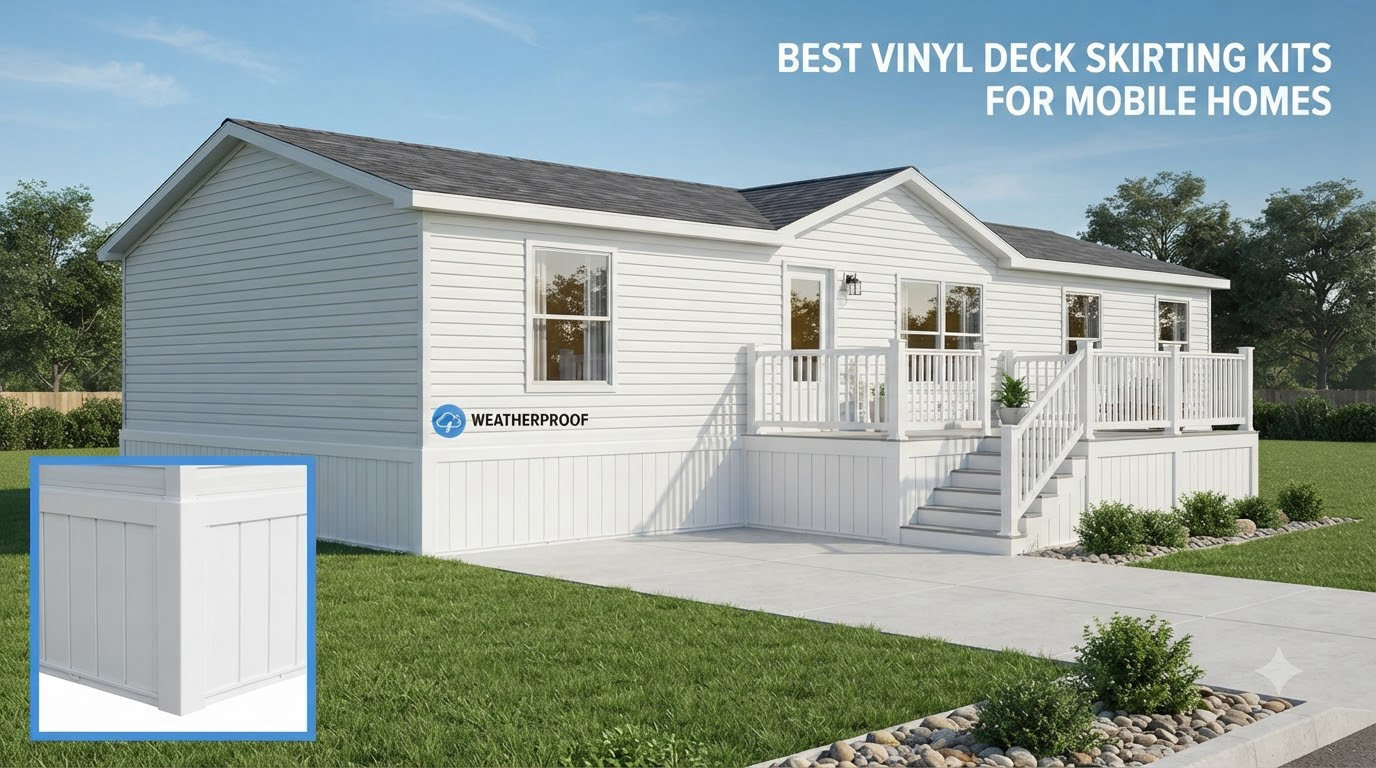 Best vinyl deck skirting kits for mobile homes