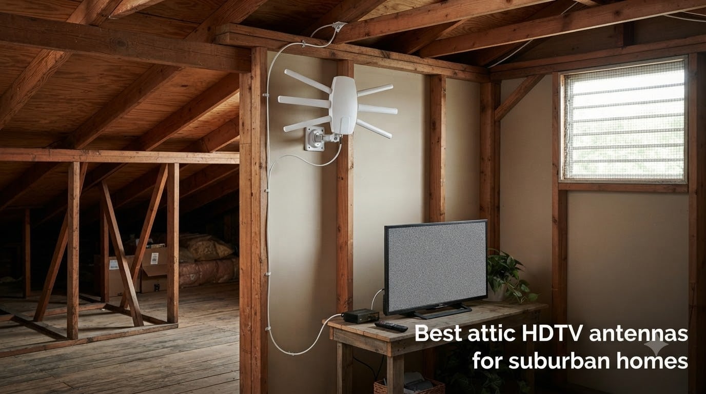 Best attic HDTV antennas for suburban homes