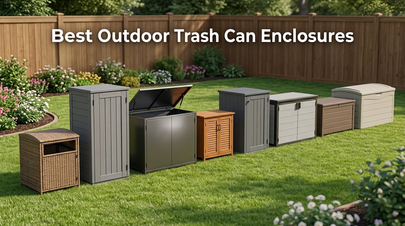 Best Outdoor Trash Can Enclosures