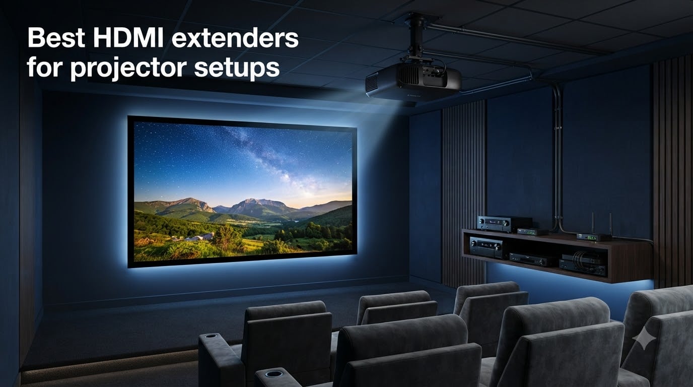 Best HDMI extenders for projector setups