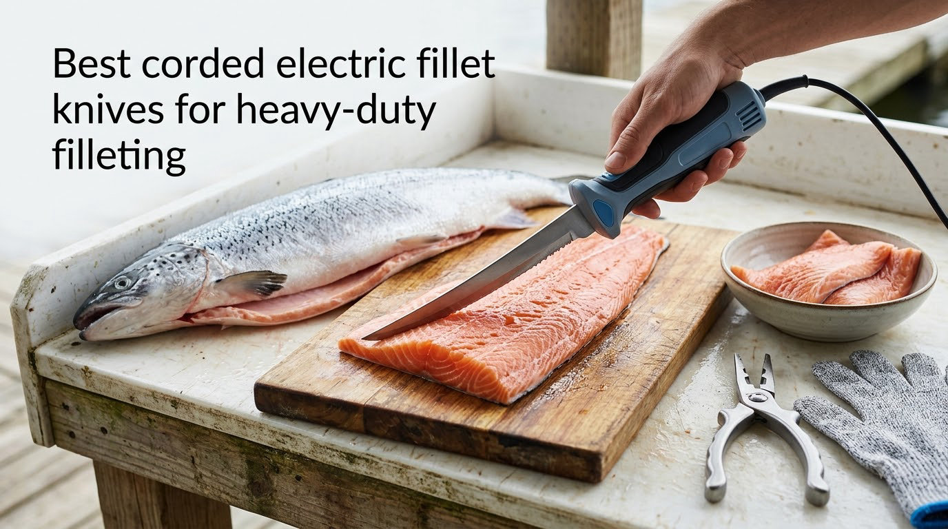 Best corded electric fillet knives for heavy-duty filleting