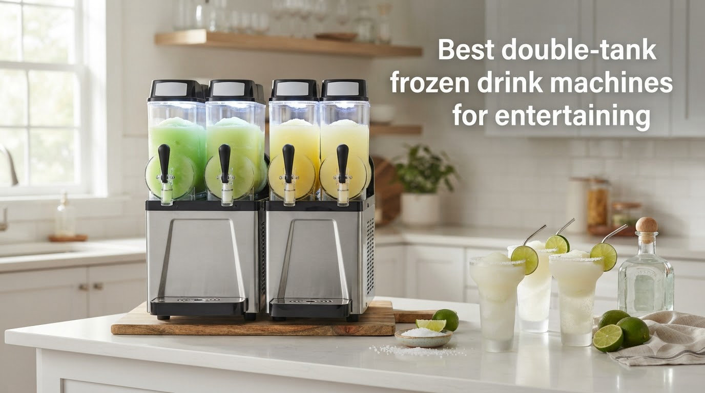 Best double-tank frozen drink machines for entertaining