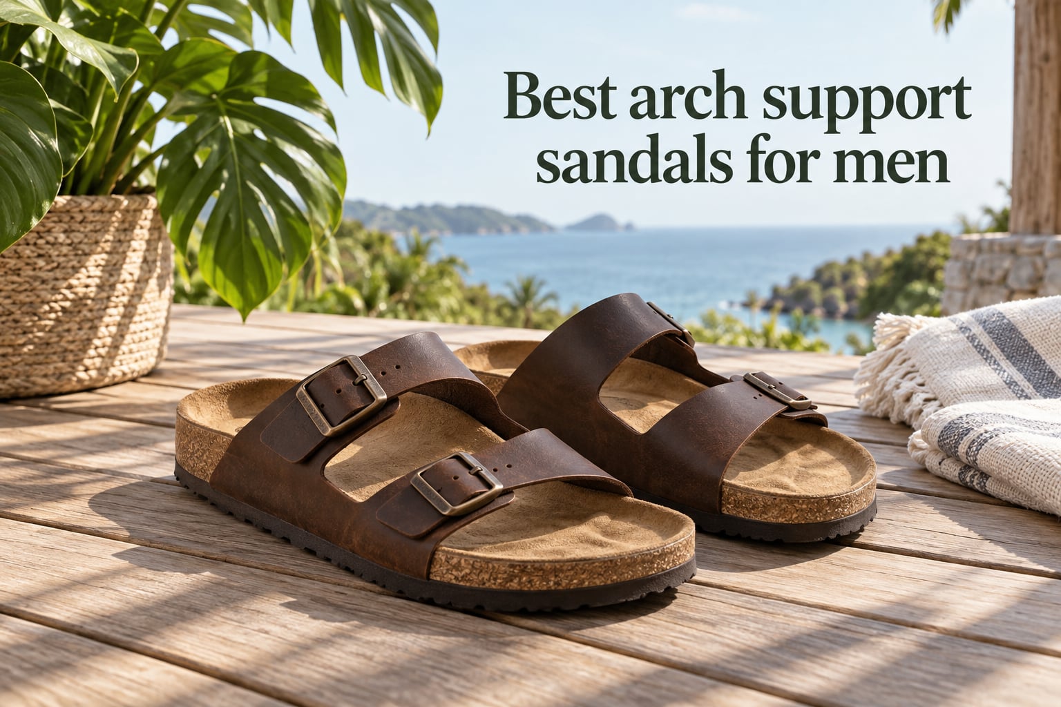Best arch support sandals for men