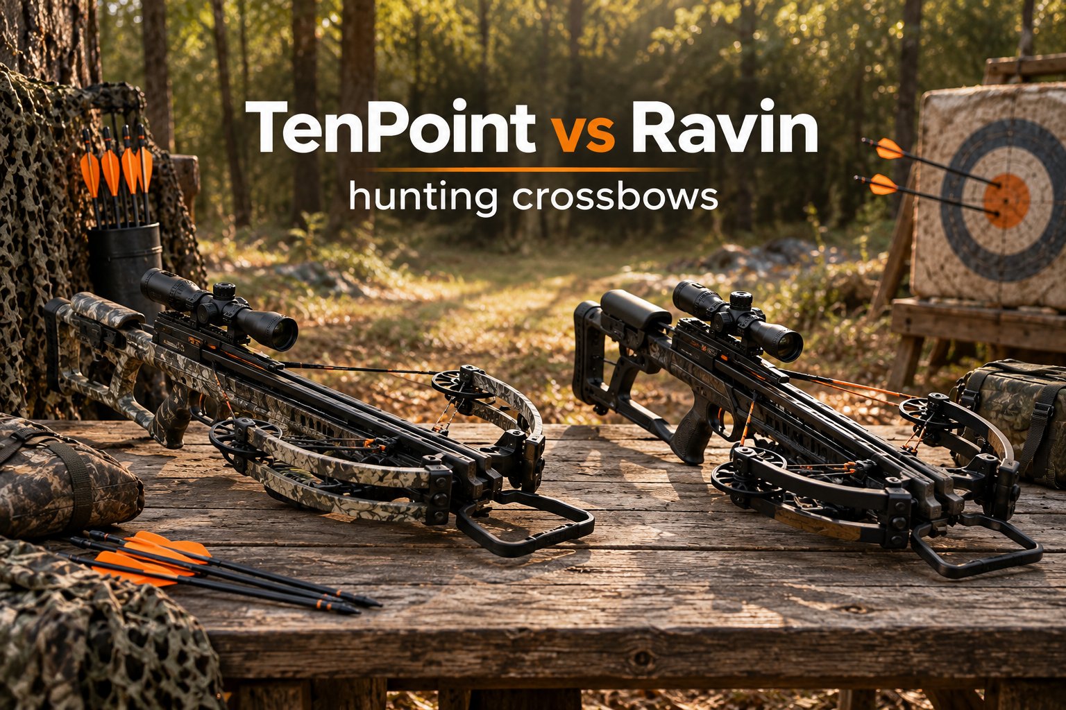 TenPoint vs Ravin hunting crossbows
