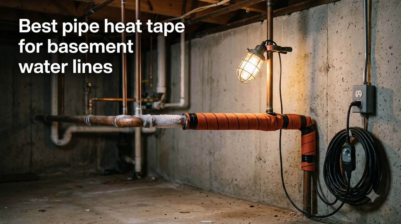 Best pipe heat tape for basement water lines