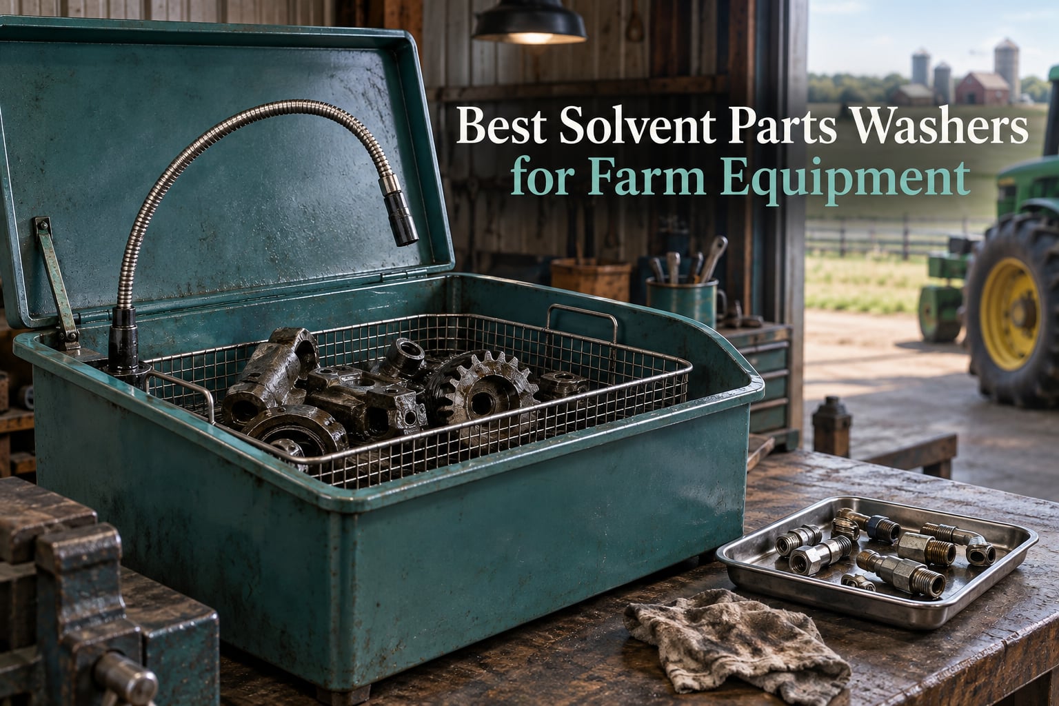 Best Solvent Parts Washers for Farm Equipment