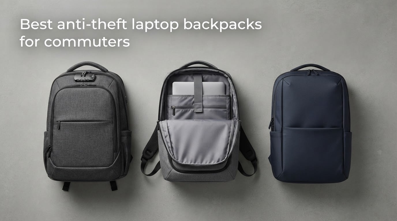 Best anti-theft laptop backpacks for commuters