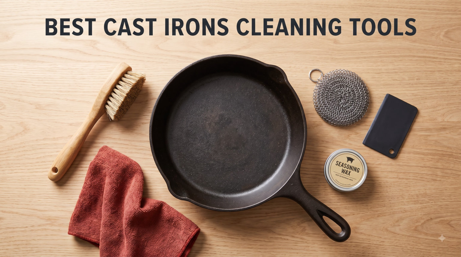 best cast irons cleaning tools