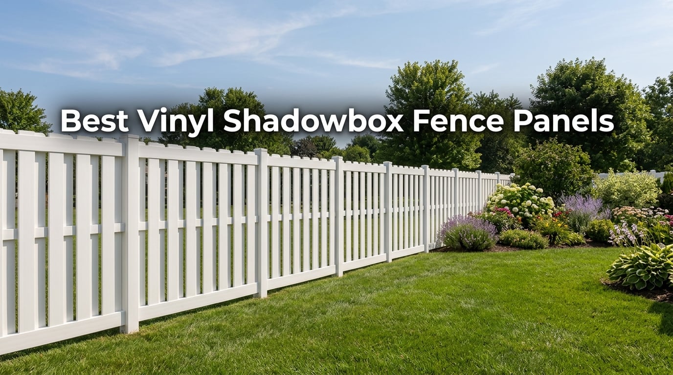 Best Vinyl Shadowbox Fence Panels