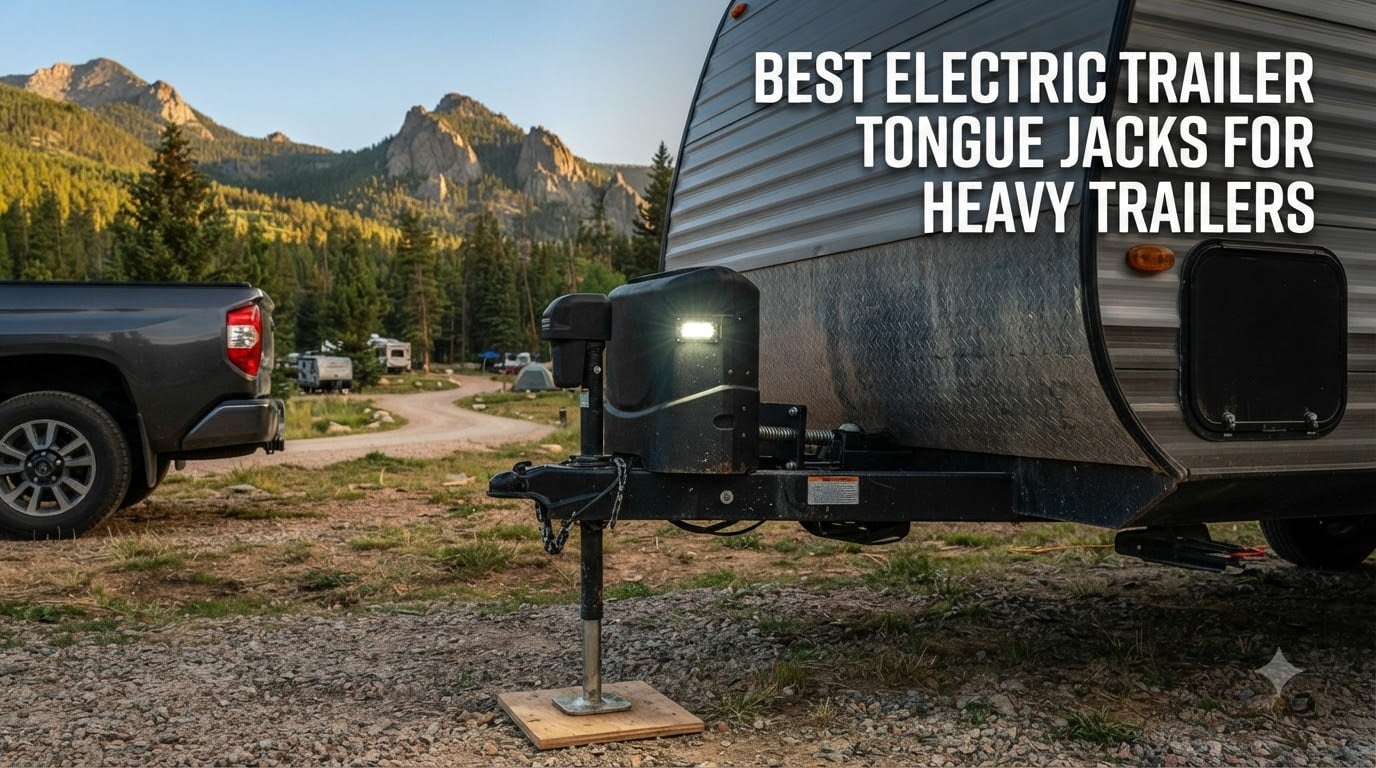 Best electric trailer tongue jacks for heavy trailers