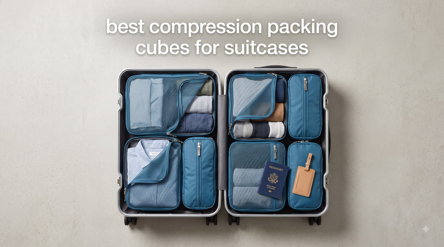 best compression packing cubes for suitcases