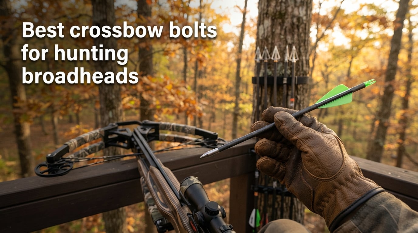 Best crossbow bolts for hunting broadheads