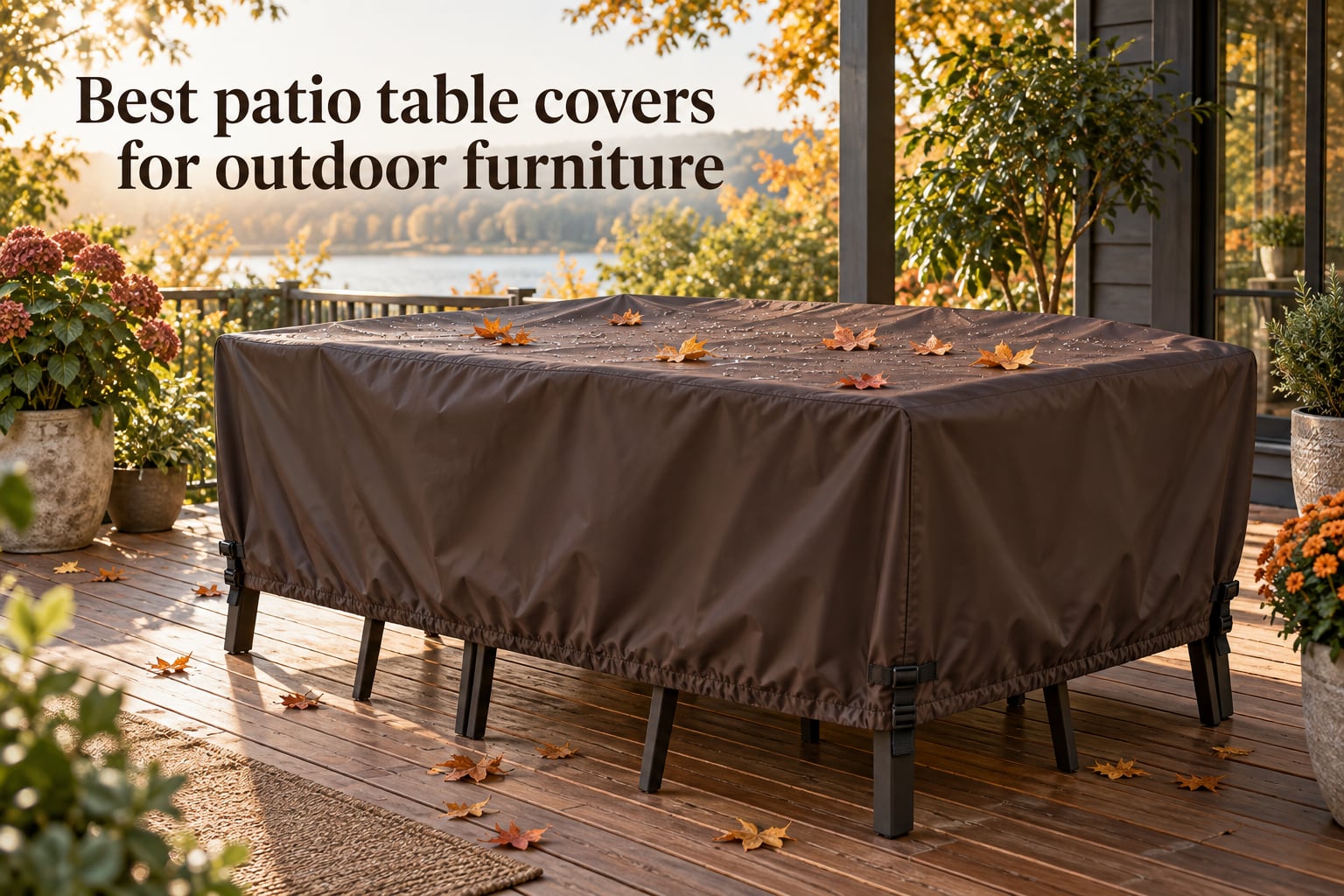 Best patio table covers for outdoor furniture