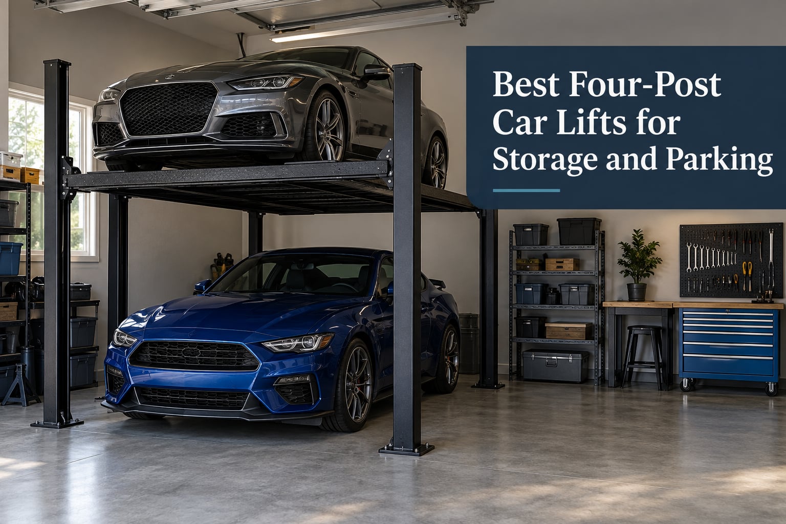 Best Four-Post Car Lifts for Storage and Parking