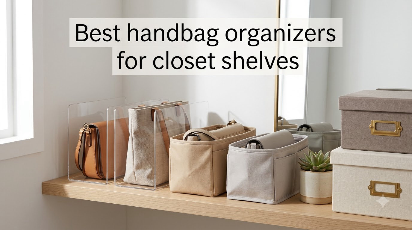 Best handbag organizers for closet shelves