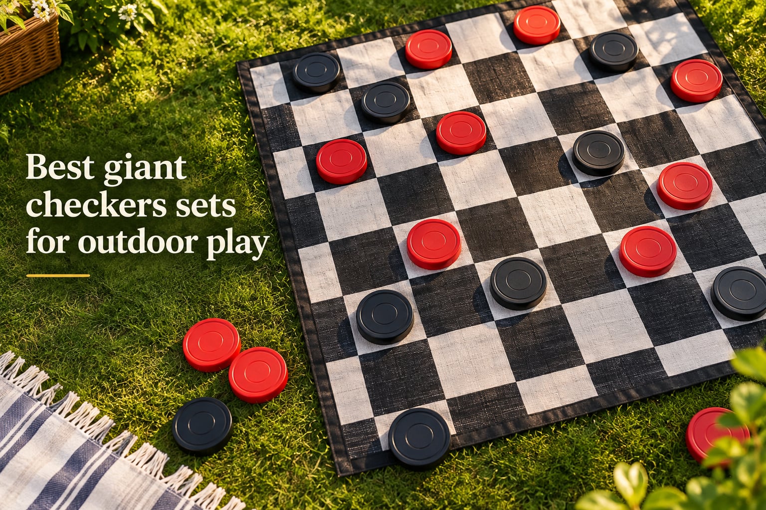 Best giant checkers sets for outdoor play