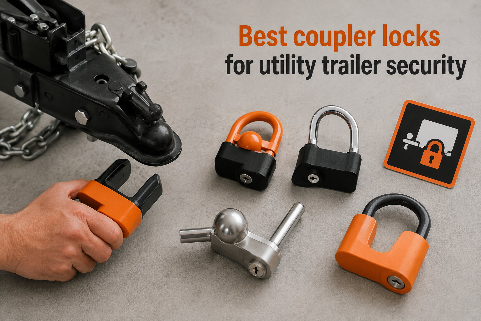 Best coupler locks for utility trailer security