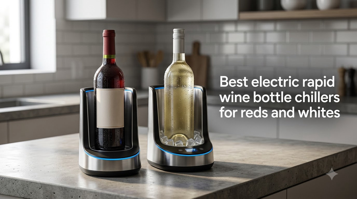 Best electric rapid wine bottle chillers for reds and whites