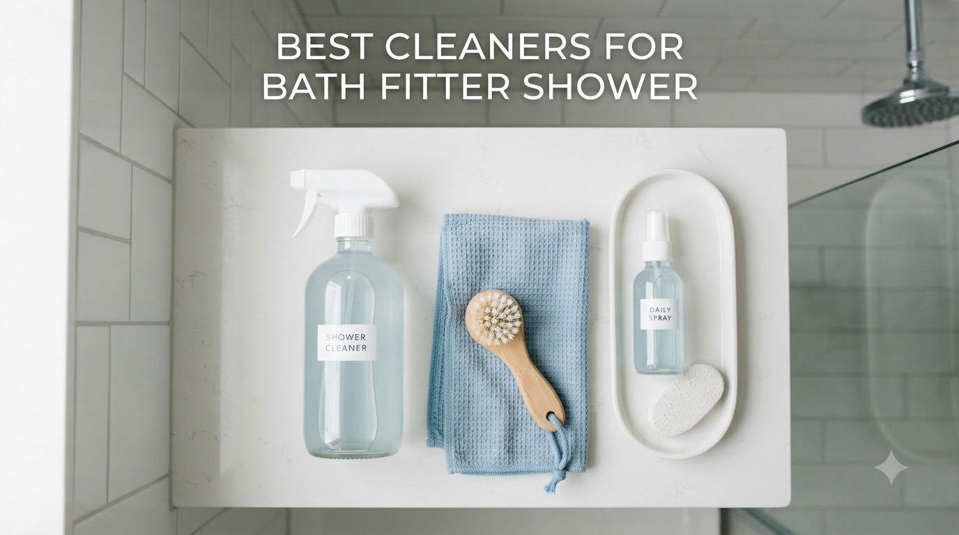 best cleaners for bath fitter shower